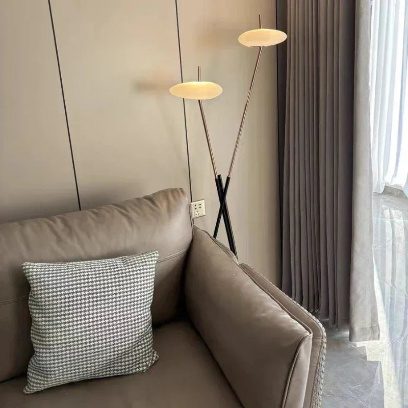 lampadaire moderne en acrylique style nordique pour décoration intérieure - vue 4 sur 9