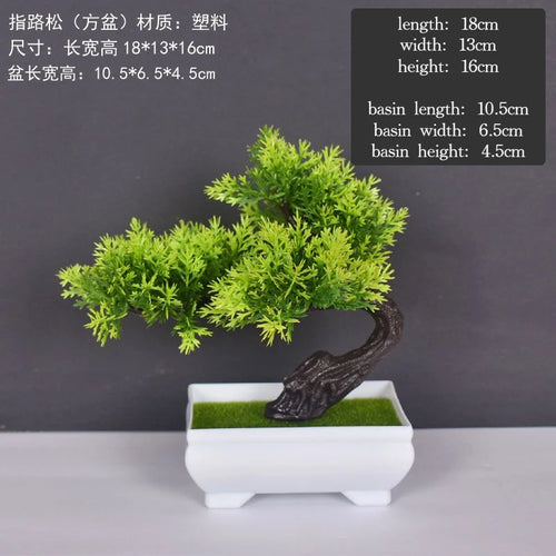 plante artificielle bonsaï en plastique pour décoration intérieure - vue 35 sur 41