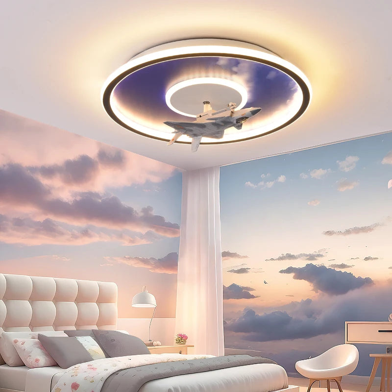 plafonnier moderne pour chambre d'enfants et décoration intérieure - vue 5 sur 8