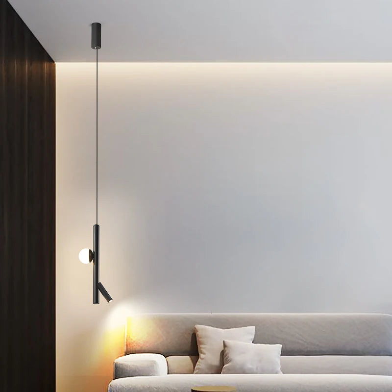 suspension nordique moderne pour éclairage intérieur design élégant - vue 4 sur 8