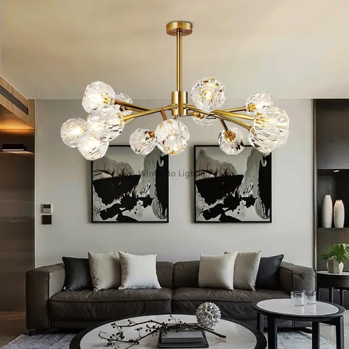 lustre de luxe 	 en cristal éclairage postmoderne winfordo wf-xd011 - vue 2 sur 22