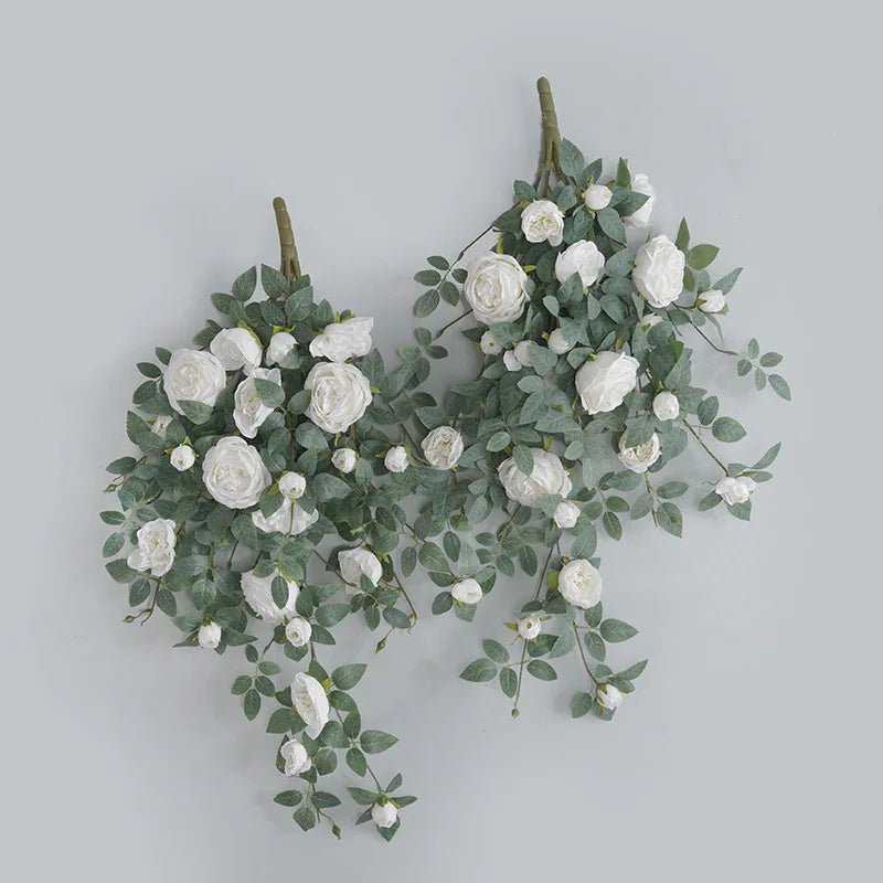 vigne de pivoine en soie artificielle pour décoration élégante - vue 3 sur 12