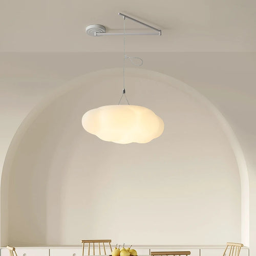 Simple moderne nouvelle crème nuage LED Lustres lumière pour Restaurant salon salle à manger chambre d'enfants couloir suspendus Lustres