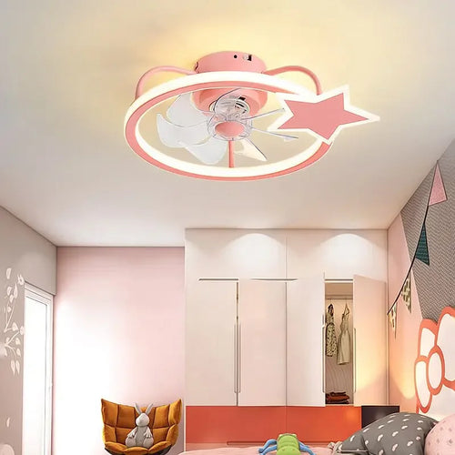 ventilateur de plafond intelligent avec lumières et télécommande - vue 5 sur 18