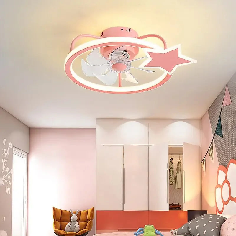 ventilateur de plafond intelligent avec lumières et télécommande - vue 4 sur 18
