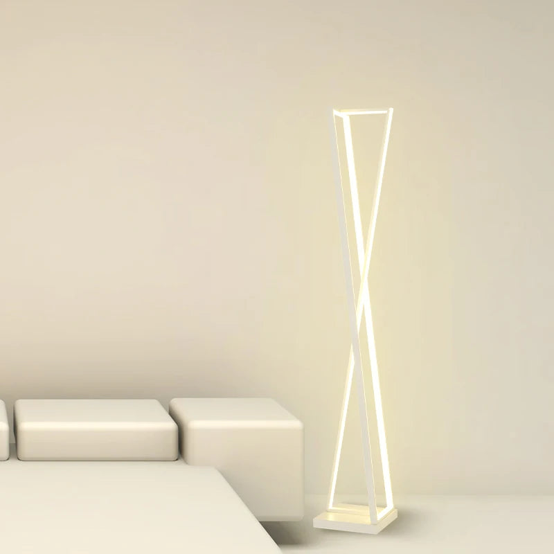 Lampadaire géométrique en forme de croix nordique - vue 7 sur 18