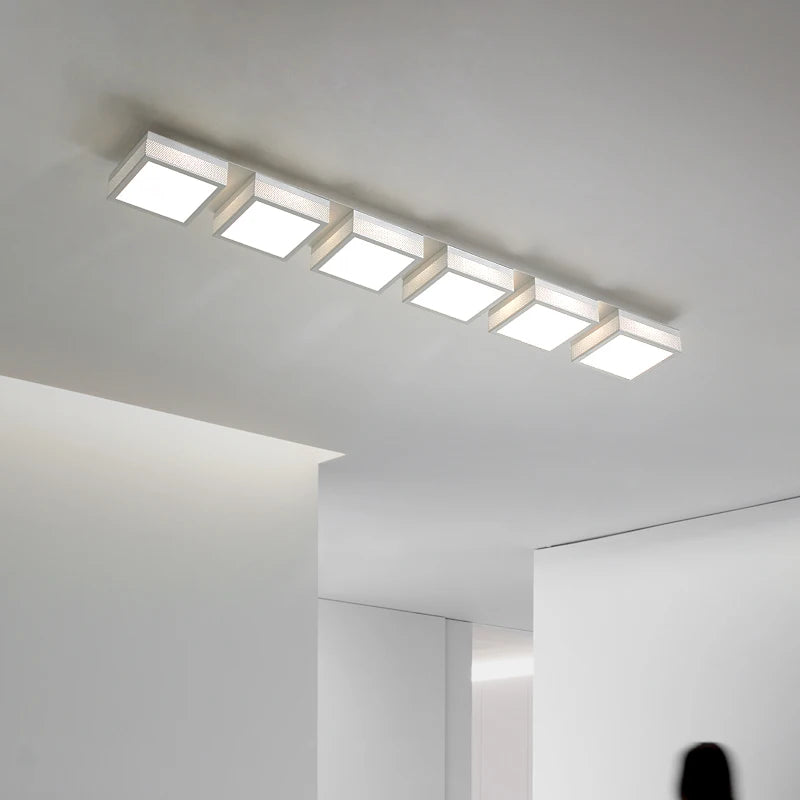 plafonnier led carré minimaliste design nordique éclairage intérieur luminaire décoratif