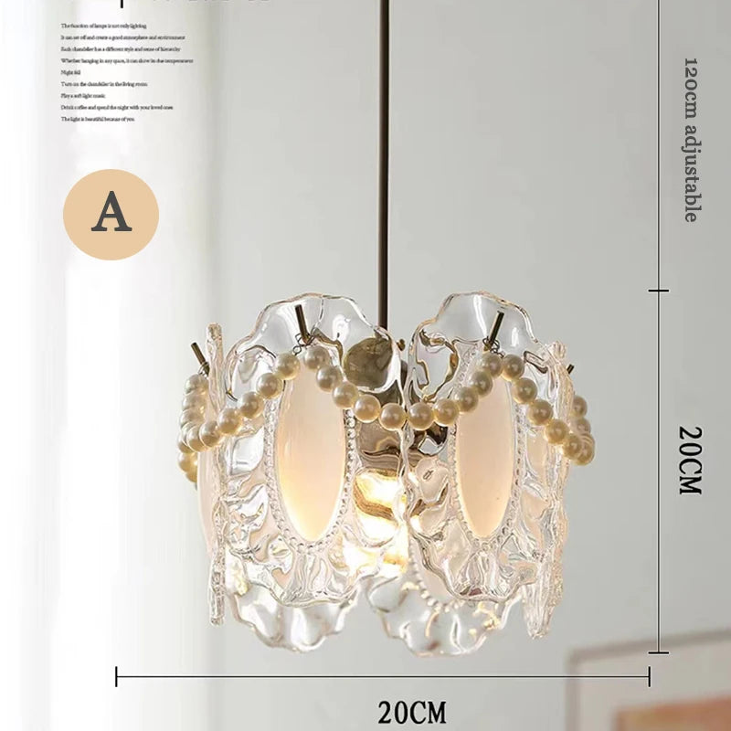 lustre moderne en verre design minimaliste pour intérieur élégant - vue 9 sur 9