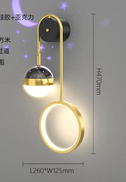 applique murale led pour enfants étoile luxe éclairage intérieur - vue 10 sur 9