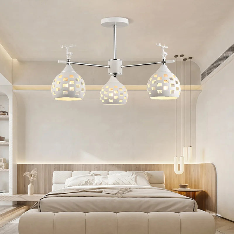 Style scandinave suspension lampe chambre plafonniers salon lampes suspendues cuisine plafond lustre E27 tête de lampe nouveau