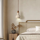 lustre nordique en pierre naturelle marbre fil réglable