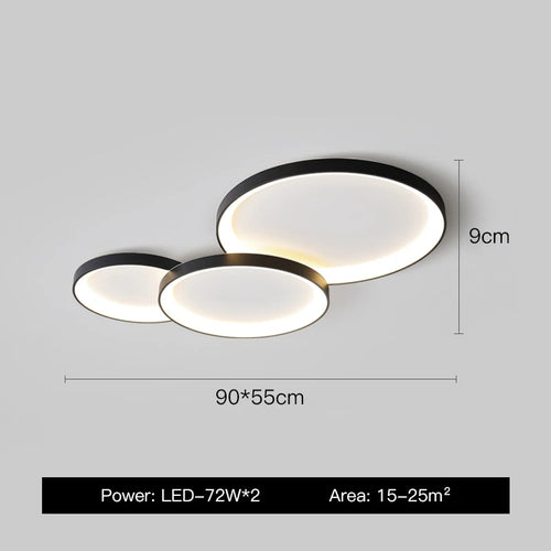lustre led minimaliste moderne pour intérieur tendance 2023 - vue 12 sur 12