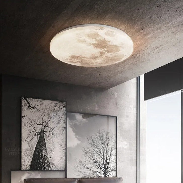 Plafonnier lune moderne minimaliste