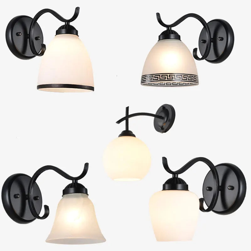 applique murale led rétro nordique moderne pour décoration intérieure