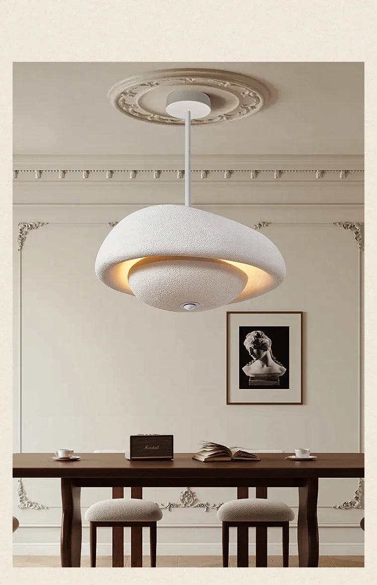lustre moderne wabi-sabi pour décor créatif et écologique - vue 6 sur 8