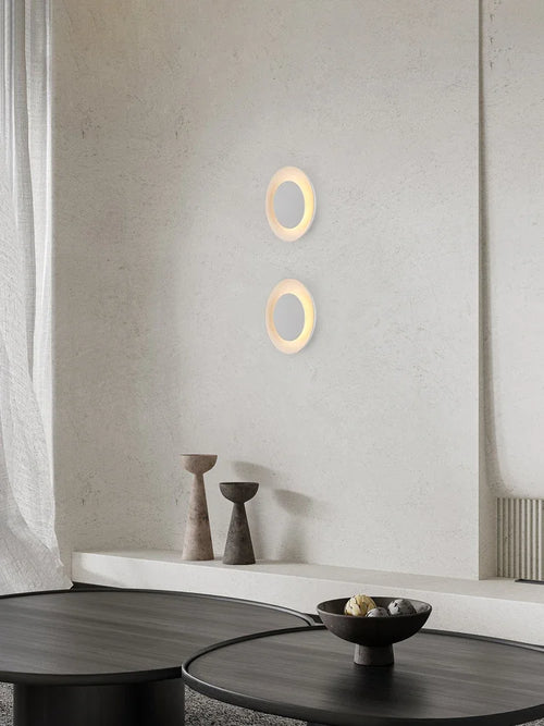 applique murale en plâtre minimaliste design moderne luminaire LED créatif - vue 3 sur 8
