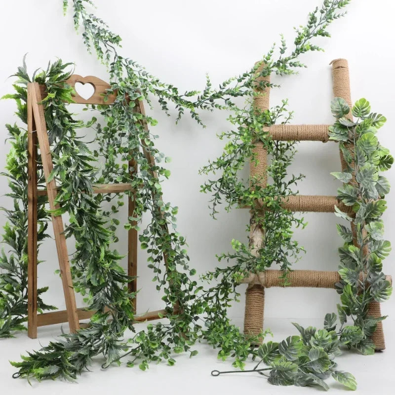 guirlandes de vigne artificielles pour décorations mariage et DIY - vue 3 sur 16