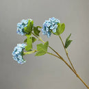 fleurs artificielles hortensia décoration jardin branche en soie