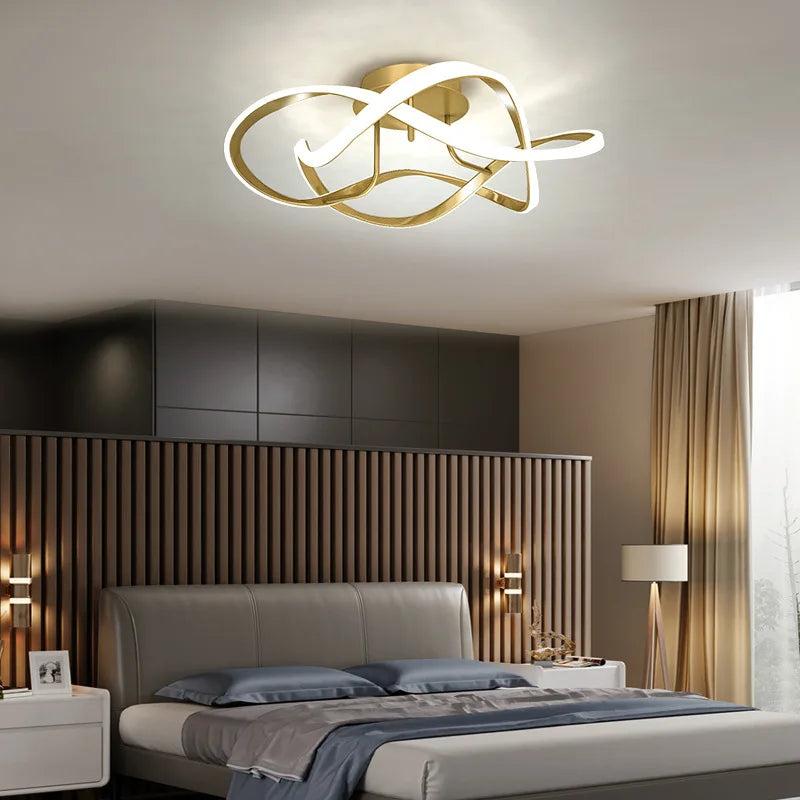 Plafonnier LED modernes pour salon salle à manger couloir chambre cage à oiseaux intérieur décor à la maison