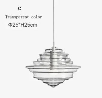 lampe suspendue en verre design moderne pour bars et cafés - vue 12 sur 12