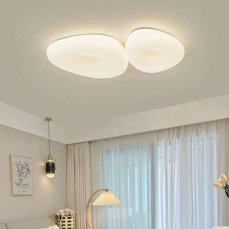Plafonnier style moderne simple ensemble de lampes minimaliste