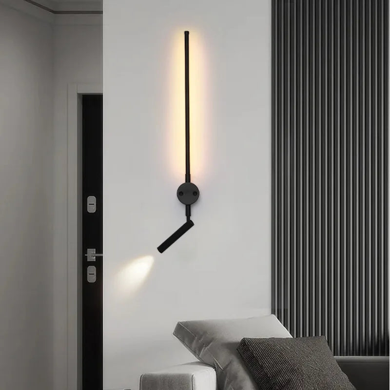 applique murale led minimaliste angle réglable 3000k - vue 2 sur 18