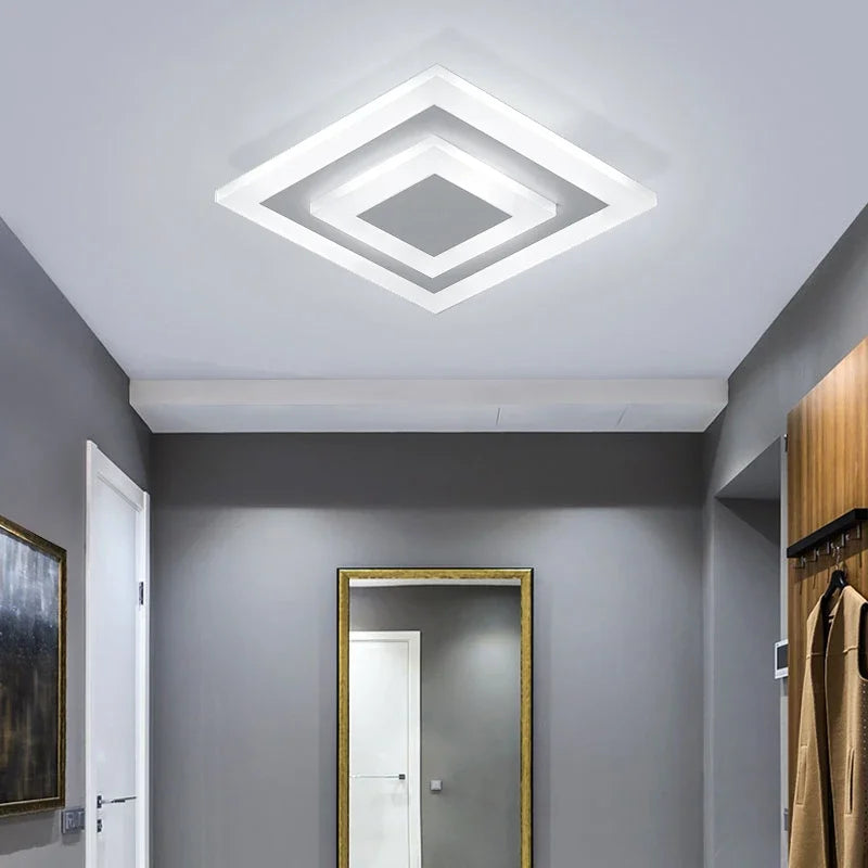 lustre led moderne pour allée couloir et intérieur - vue 5 sur 24