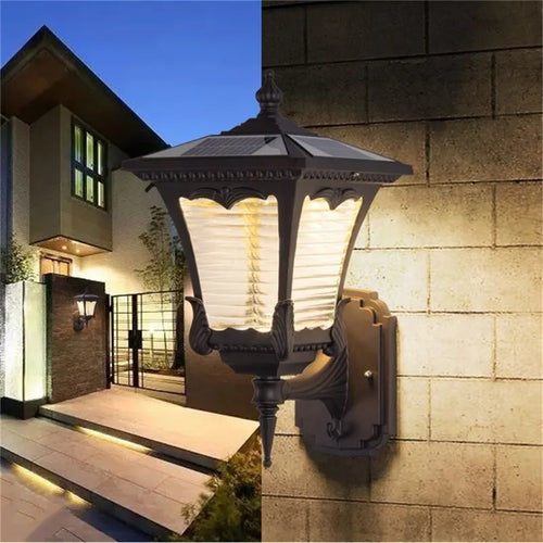 Applique murale solaire extérieur luminaire moderne LED étanche Patio cour porche balcon cour Villa allée éclairages