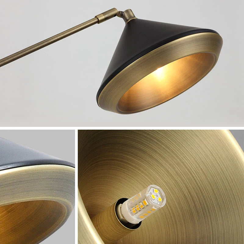 lampadaire moderne avec haut-parleur design luxe réglable