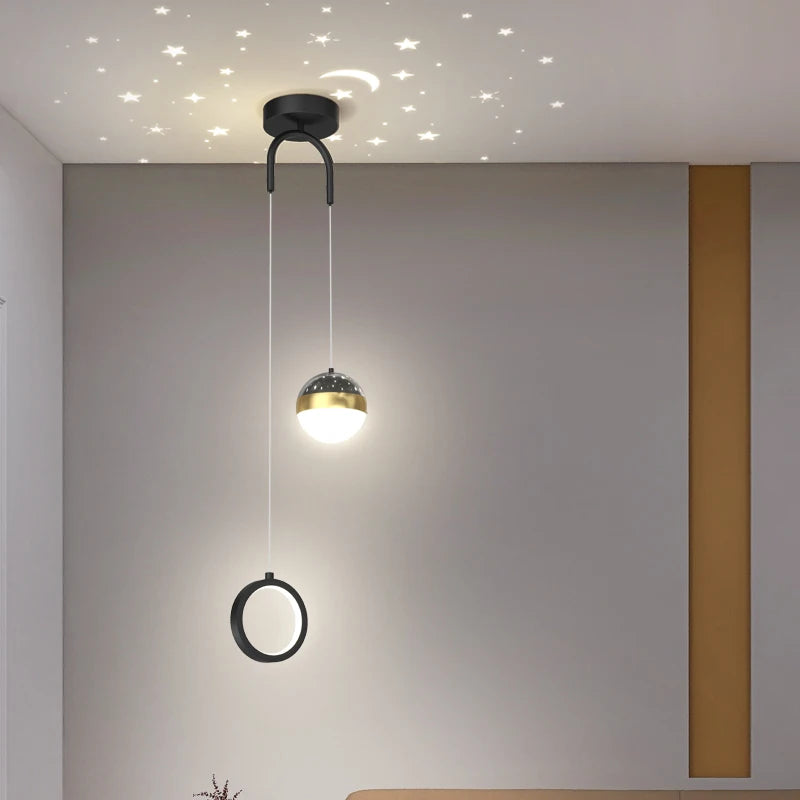Suspension de chevet au design moderne - vue 5 sur 12