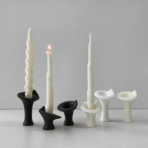 moule en silicone pour chandelier d'aromathérapie décoratif à faire soi-même