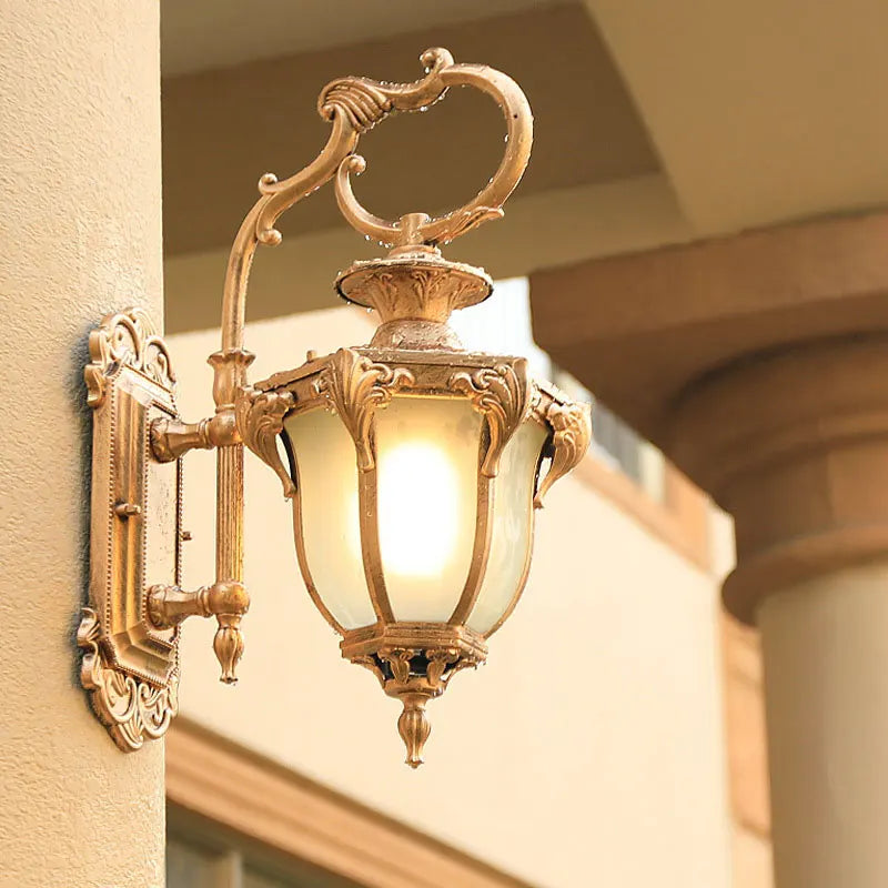 Applique rétro extérieur étanche lampe de balcon décoration allée lampe de jardin applique extérieure LED
