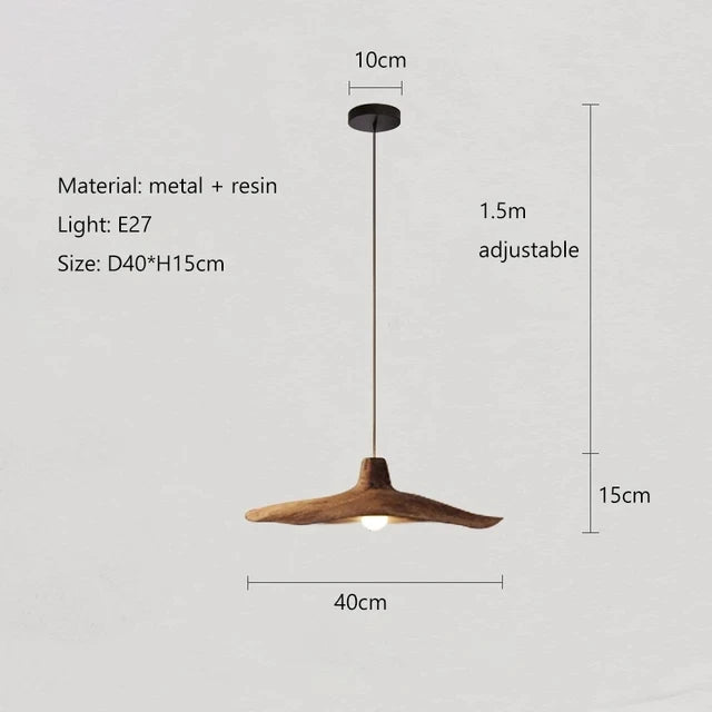 lampes suspendues rétro wabi sabi pour restaurant - vue 8 sur 8