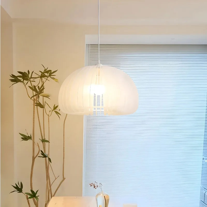 suspension citrouille style nordique moderne luminaire vintage intérieur - vue 6 sur 7