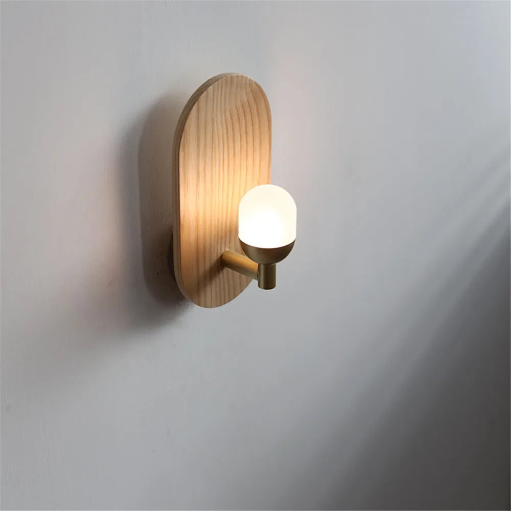 applique murale nordique en bois pour décoration intérieure moderne - vue 4 sur 10