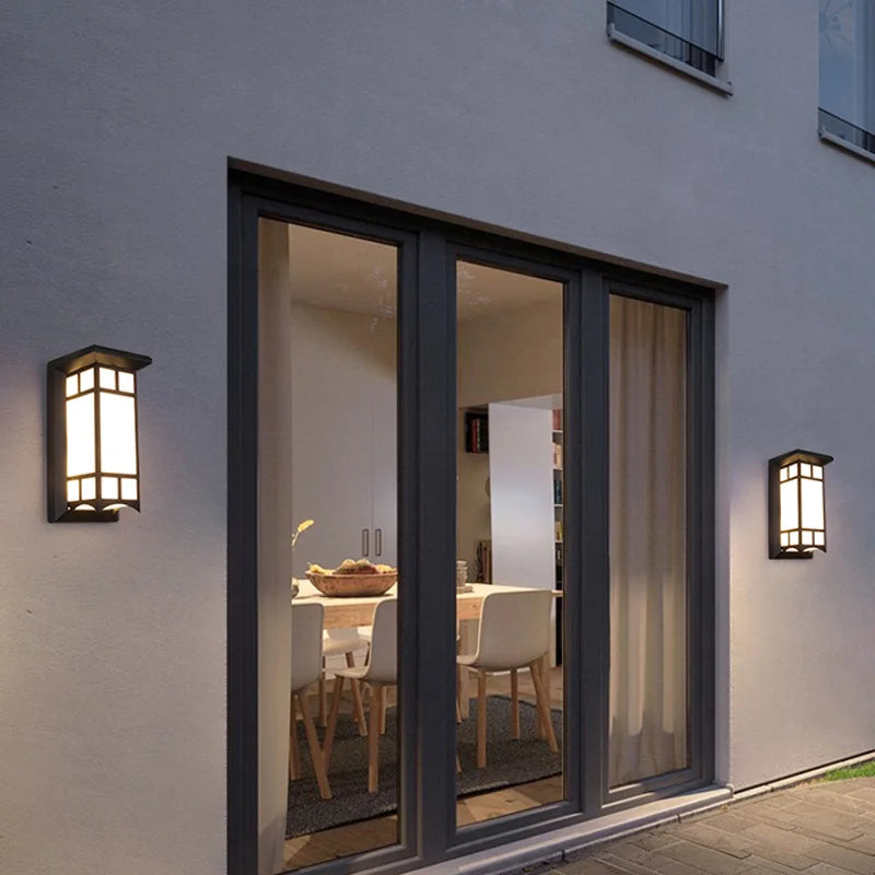 applique murale led design européen pour jardin extérieur éclairage moderne - vue 4 sur 12