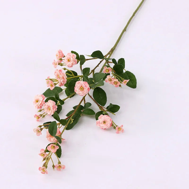 lot de 5 roses artificielles en soie pour décoration florale - vue 12 sur 13