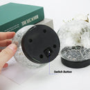 lampes solaires en verre craquelé pour jardin décoratif extérieur