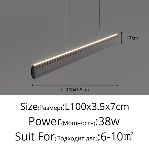 lustre suspendu au design moderne et luxueux - vue 11 sur 14