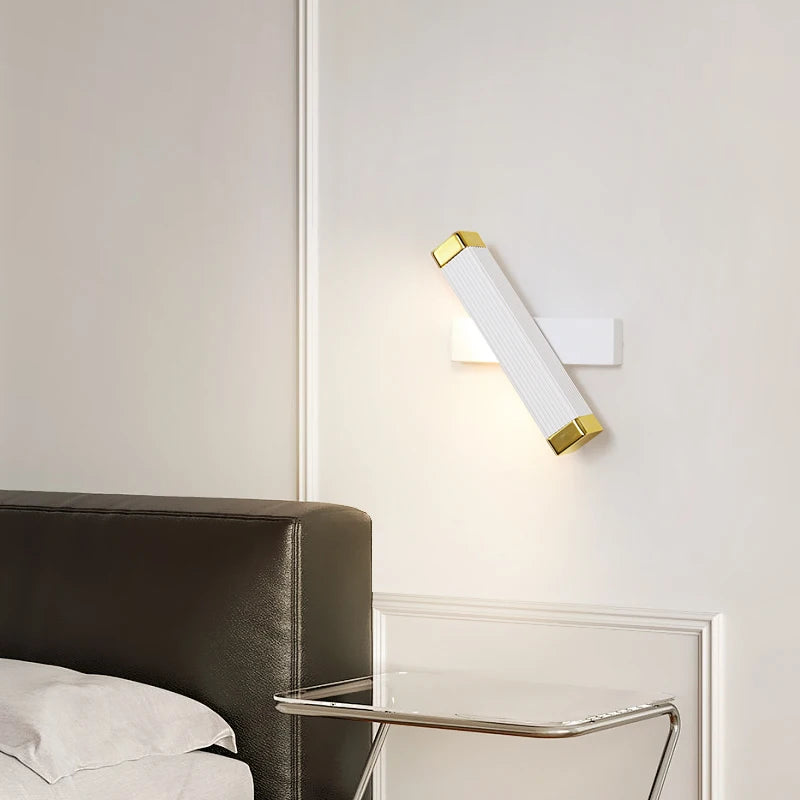 Chevet chambre appliques moderne minimaliste créatif escalier lampe à LED escalier allée étude tournant fond applique