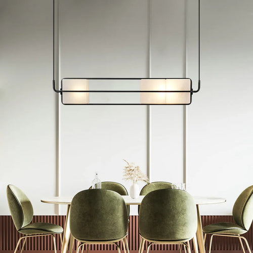 lustre art déco en verre et métal pour hôtel et bar - vue 5 sur 12