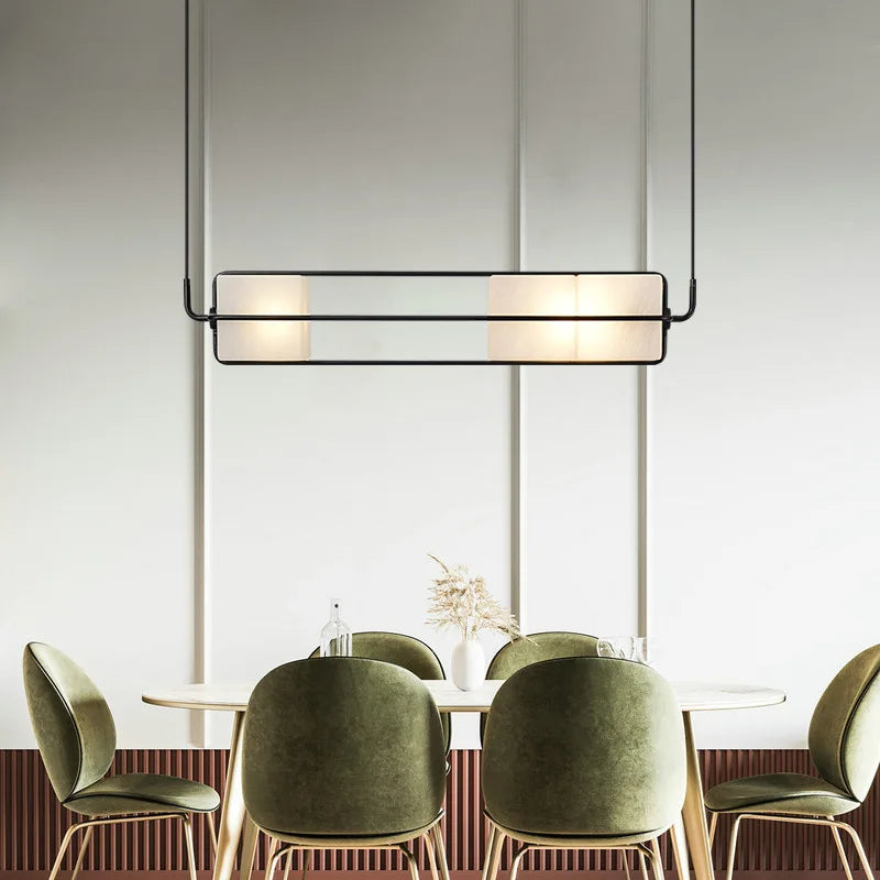 lustre art déco en verre et métal pour hôtel et bar - vue 4 sur 12