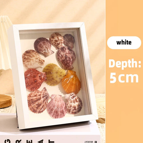 cadre photo flottant transparent avec fleurs séchées décoratif et artisanal - vue 8 sur 10