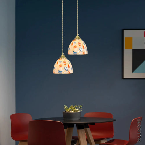 suspension méditerranéenne en coquillage pour décoration intérieure - vue 5 sur 9