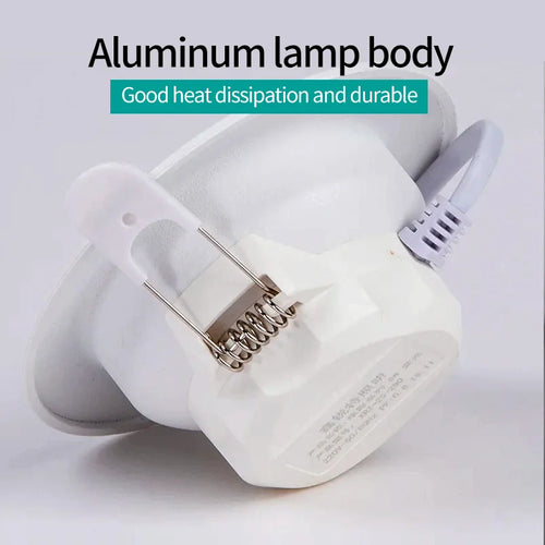 spot led moderne 6 trous noir et or pour décoration intérieure - vue 10 sur 10