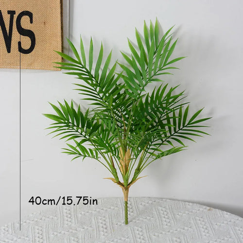 petites plantes en plastique palmier artificiel pour décoration intérieure et extérieure - vue 9 sur 10