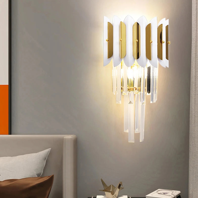 applique murale en cristal post-modernes style nordique simple