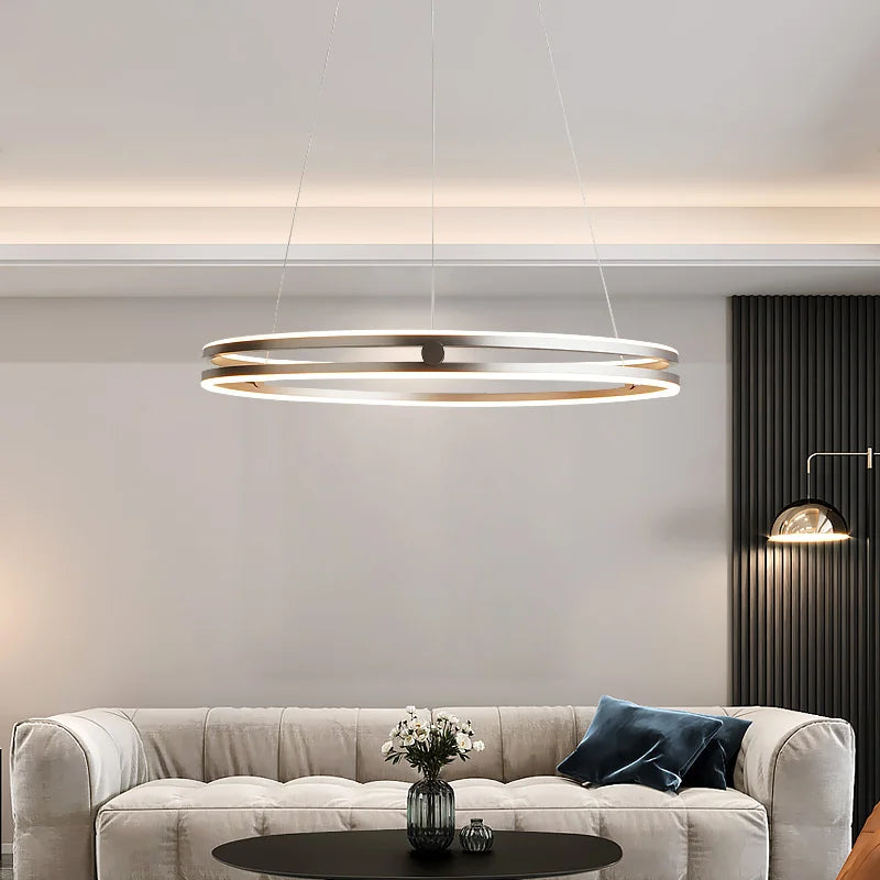 lustre circulaire moderne pour décoration intérieure créative et élégante - vue 5 sur 15