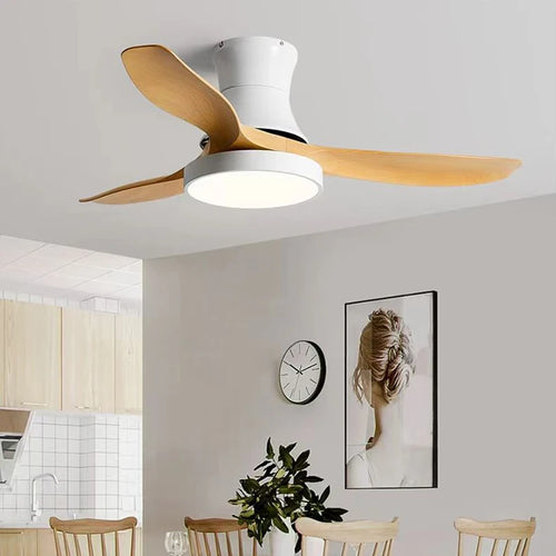 ventilateur de plafond moderne avec lumière design pour intérieur - vue 3 sur 14