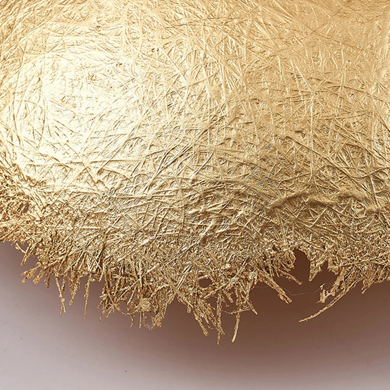 applique murale led style américain feuille d'or décoration magasin restaurant - vue 6 sur 6